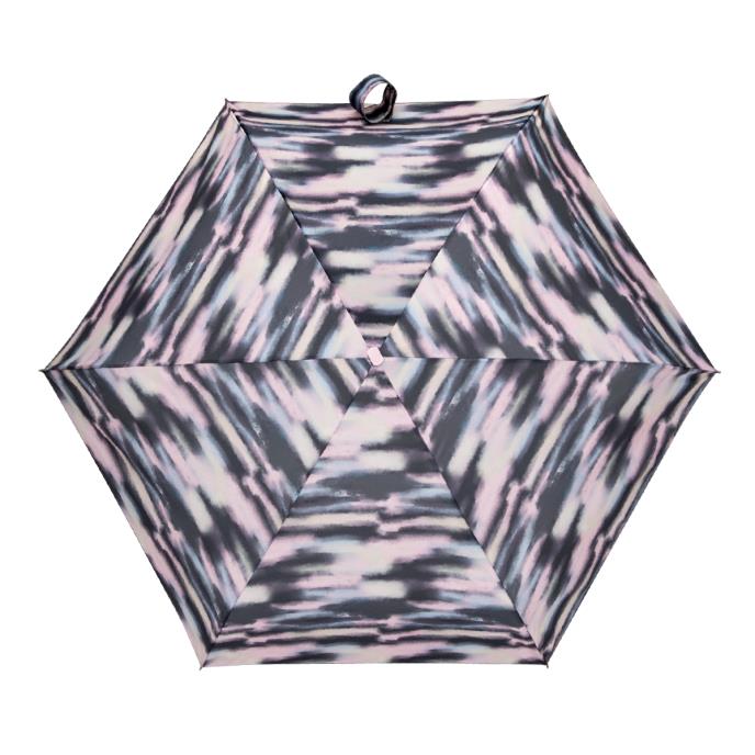 totes® Compact Flat Striped Clouds Print Umbrella ( 5 Section ) Extra Image 1